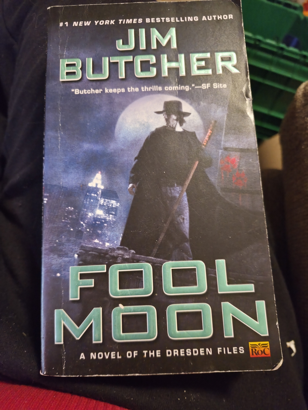 Jim Butcher Fool Moon Paperback First Printing 2001 Unread